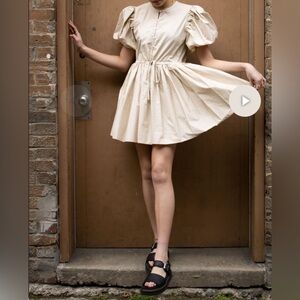 XIRENA Aurie Mini Dress in Sand